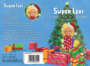 Super Lexi is Not A Fan of Christmas - cover design and illustration