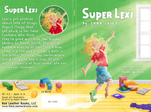Super Lexi cover illustration and design