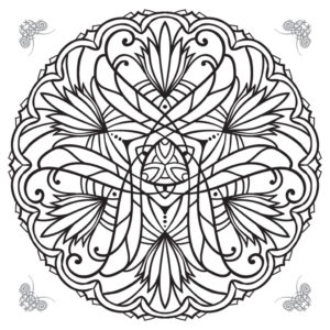 Mandala Illustration, Digital